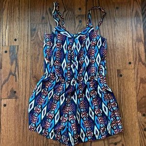 Forever 21 Printed Romper